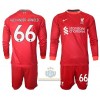 Maglia da Calcio a Maniche Lunghe Liverpool Alexander-Arnold 66 Casa 2021-22 per Bambino